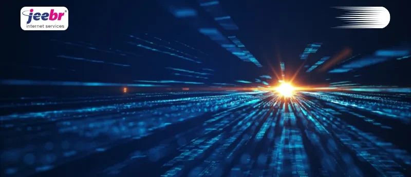 High-speed fiber optic broadband connection from Jeebr Internet