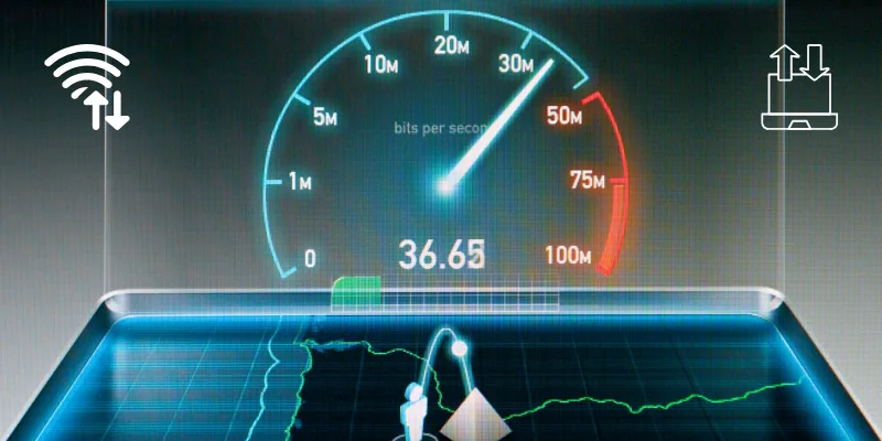 Upload speed vs download speed comparison chart